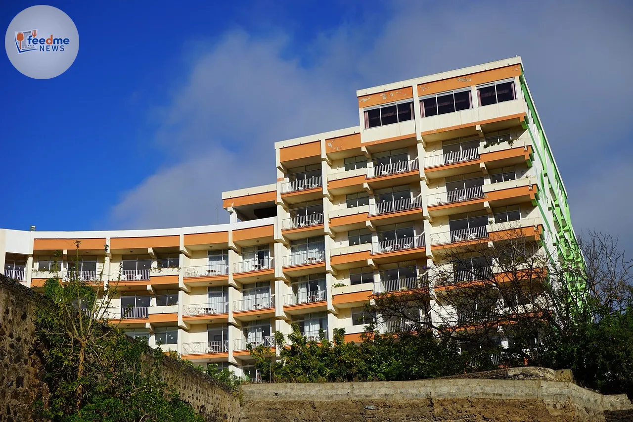 hotel, hotel complex, vacations, architecture, skyscraper, building, tenerife, hotel eden